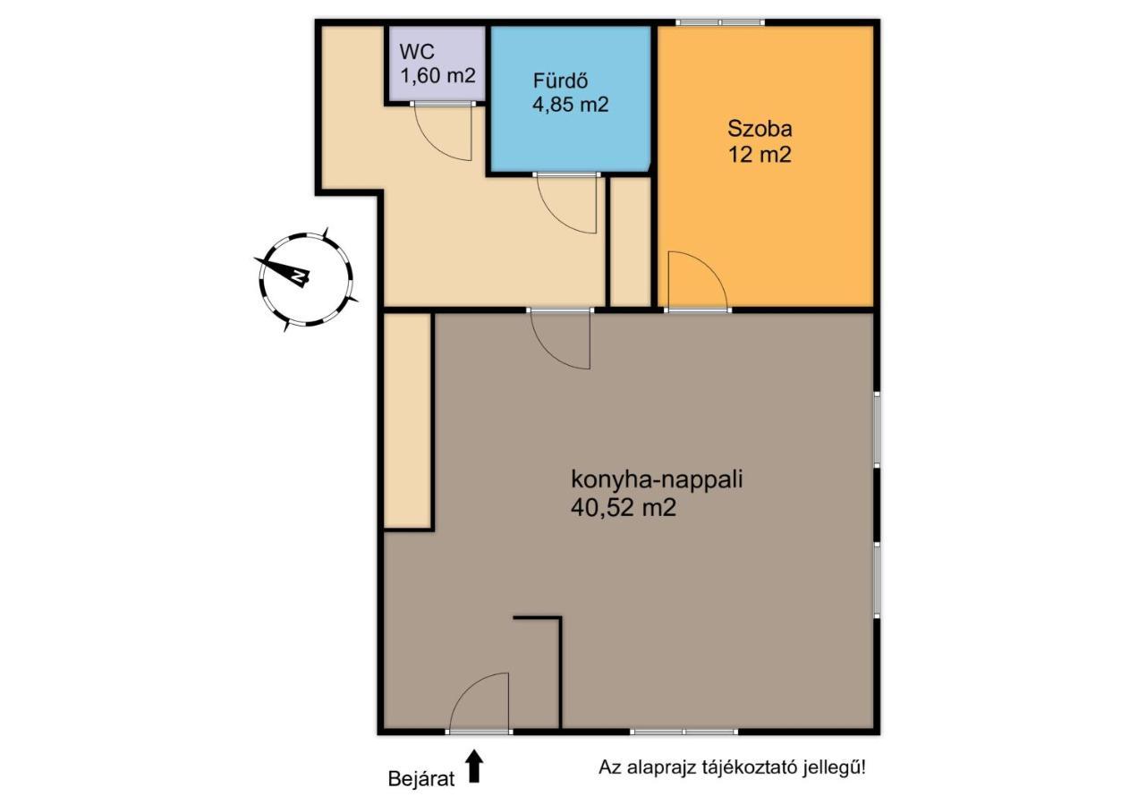 Deli Terasz B Apartman Free Parking, Self-Check-In Anytime 杰尔 外观 照片